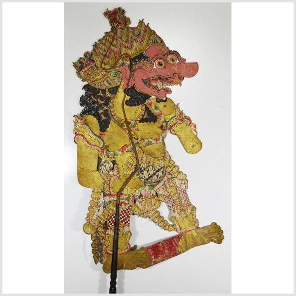 Wayang Kulit Balinese Cowhide Shadow Puppet-5. Asian &amp; Chinese Furniture, Art, Antiques, Vintage Home Décor for sale at FEA Home