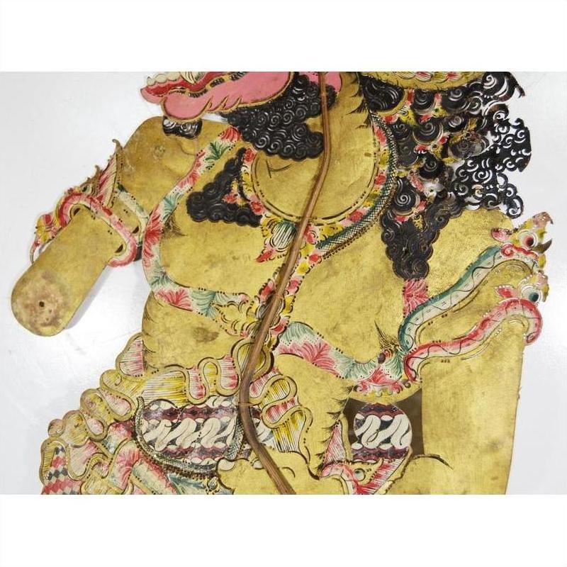 Wayang Kulit Balinese Cowhide Shadow Puppet-7. Asian &amp; Chinese Furniture, Art, Antiques, Vintage Home Décor for sale at FEA Home