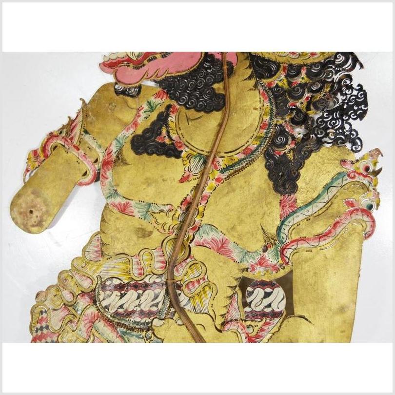Wayang Kulit Balinese Cowhide Shadow Puppet-7. Asian &amp; Chinese Furniture, Art, Antiques, Vintage Home Décor for sale at FEA Home