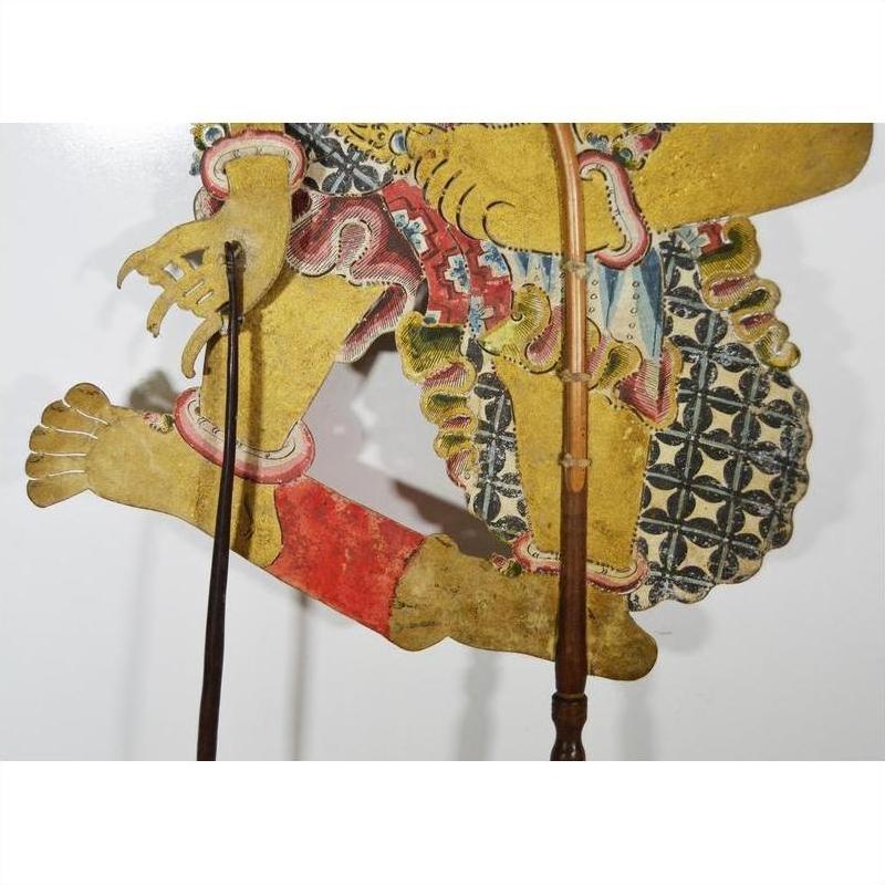 Wayang Kulit Balinese Cowhide Shadow Puppet-8. Asian &amp; Chinese Furniture, Art, Antiques, Vintage Home Décor for sale at FEA Home