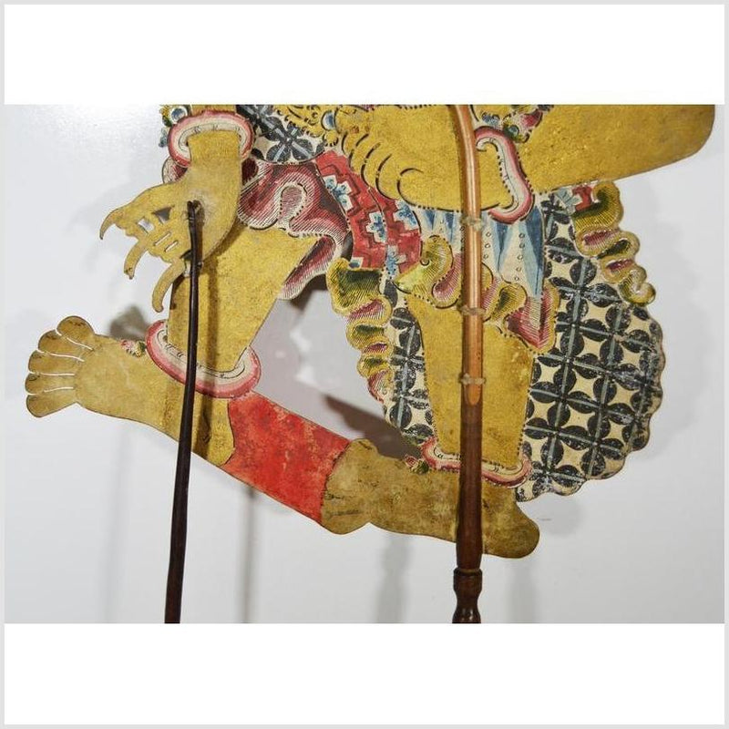 Wayang Kulit Balinese Cowhide Shadow Puppet-YN4865-8. Asian & Chinese Furniture, Art, Antiques, Vintage Home Décor for sale at FEA Home