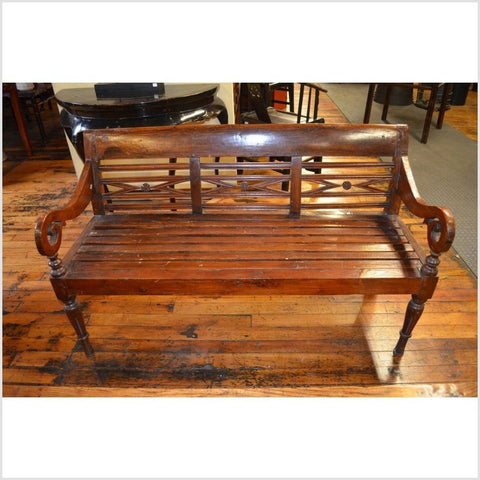 Wood Bench Seat- Asian Antiques, Vintage Home Decor & Chinese Furniture - FEA Home