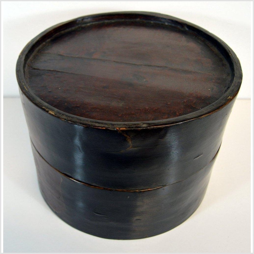 Vintage Wooden Hat Box-2. Asian & Chinese Furniture, Art, Antiques, Vintage Home Décor for sale at FEA Home