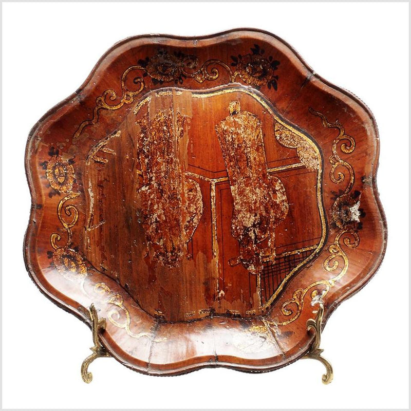 Wooden Platter- Asian Antiques, Vintage Home Decor & Chinese Furniture - FEA Home