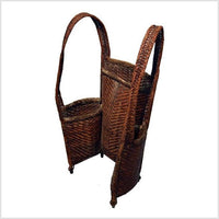 Woven Rattan Carrying Basket