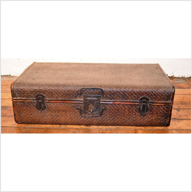Woven Suitcase/Trunk-YN1230-1. Asian & Chinese Furniture, Art, Antiques, Vintage Home Décor for sale at FEA Home