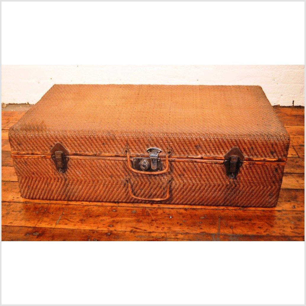 Woven Suitcase/Trunk-2. Asian & Chinese Furniture, Art, Antiques, Vintage Home Décor for sale at FEA Home