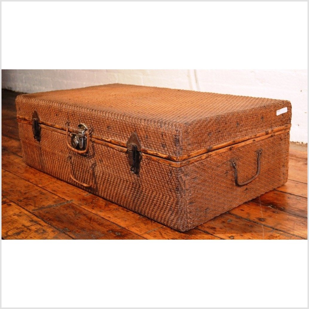 Woven Suitcase/Trunk-4. Asian &amp; Chinese Furniture, Art, Antiques, Vintage Home Décor for sale at FEA Home
