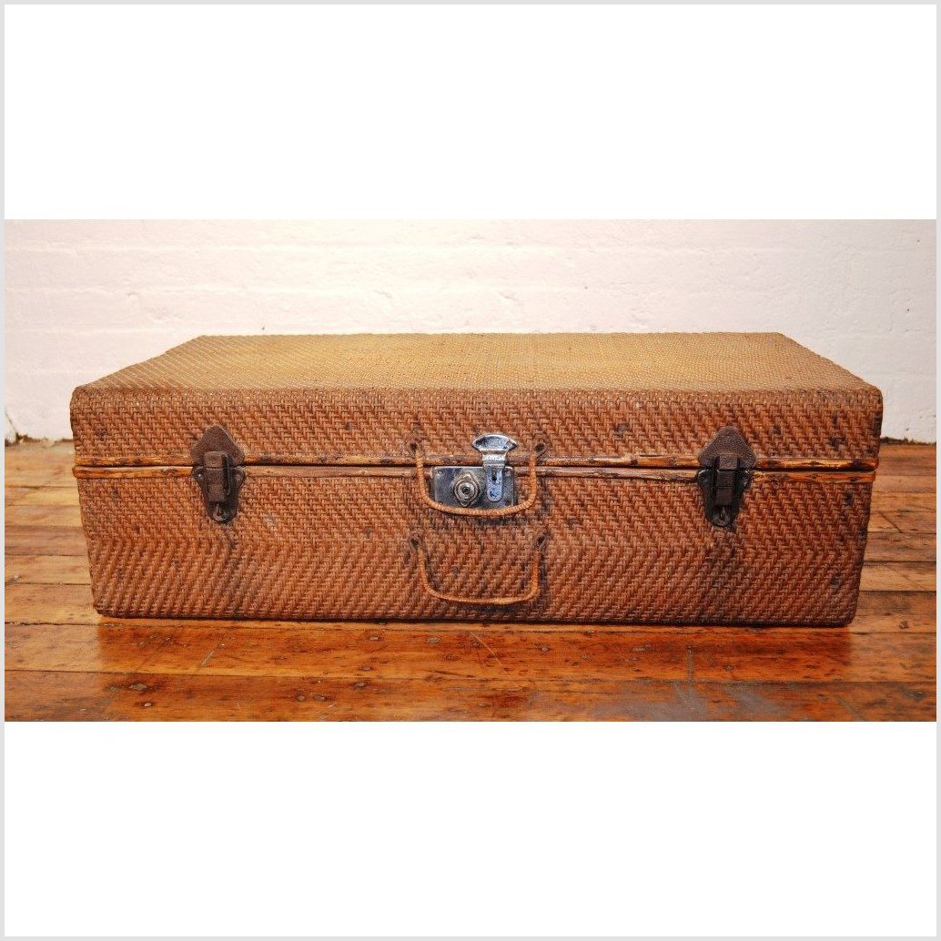 Woven Suitcase/Trunk-1. Asian & Chinese Furniture, Art, Antiques, Vintage Home Décor for sale at FEA Home