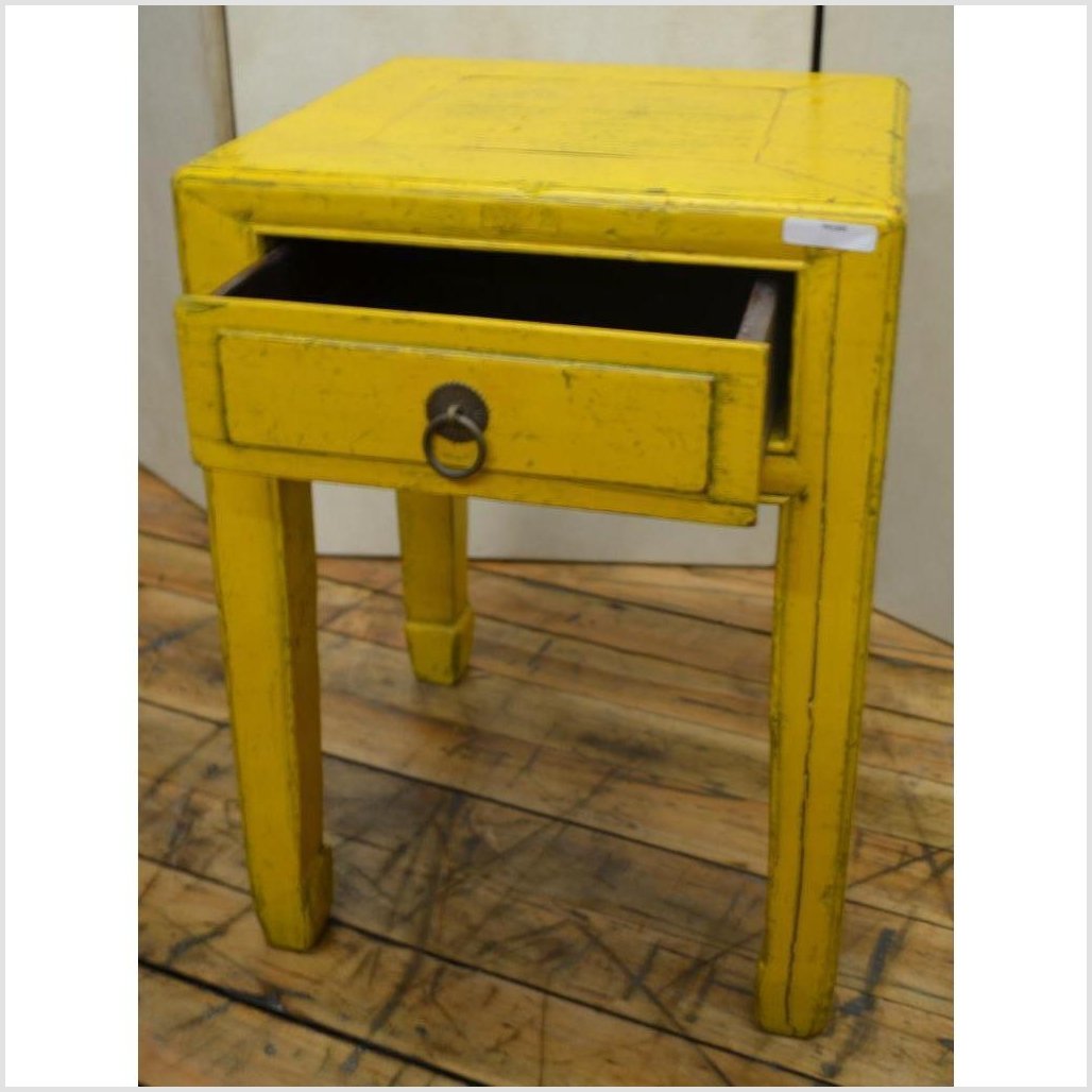 Yellow Side Tables-4. Asian &amp; Chinese Furniture, Art, Antiques, Vintage Home Décor for sale at FEA Home