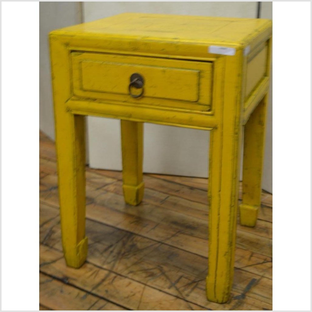 Yellow Side Tables-1. Asian &amp; Chinese Furniture, Art, Antiques, Vintage Home Décor for sale at FEA Home